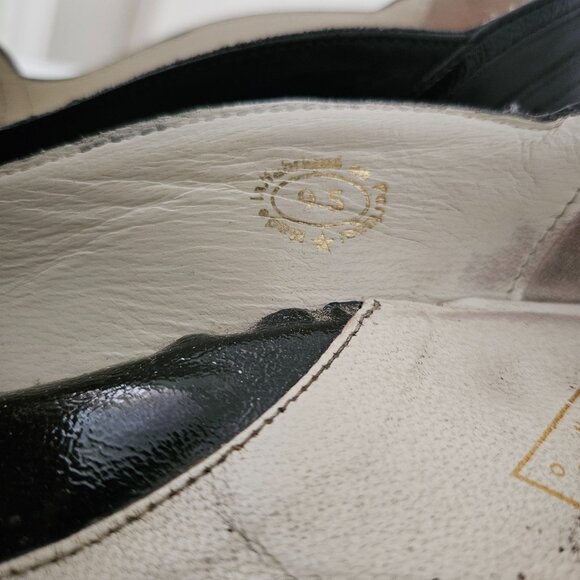 John Fluevog Blind Faith Pumps Black Patent Leather - Size 9.5 - Picture 5 of 10